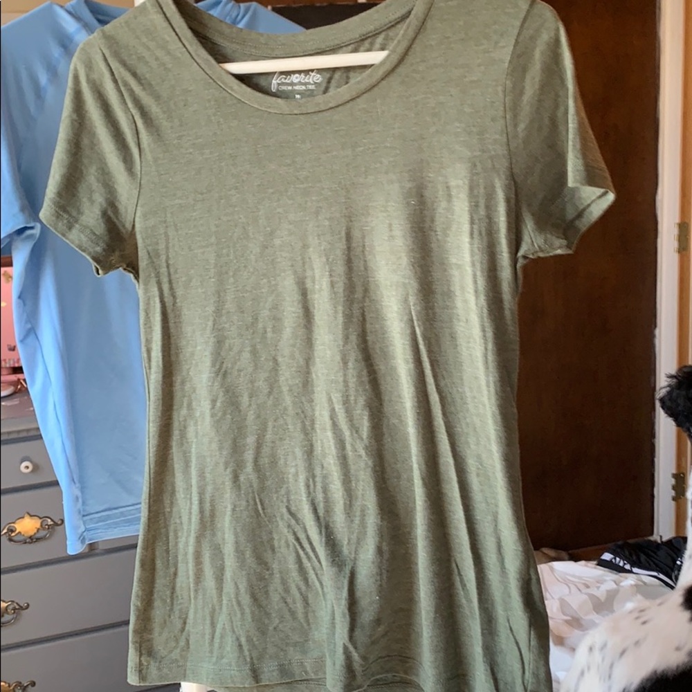 fit tee army green